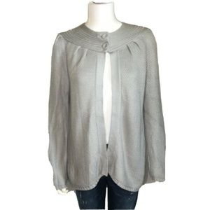 Hampshire Studio Women's PL Gray Cardigan Sweater